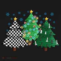 Chess Christmas Tree Funny Xmas Team Sport Gift Women's Tank Top thumb 5