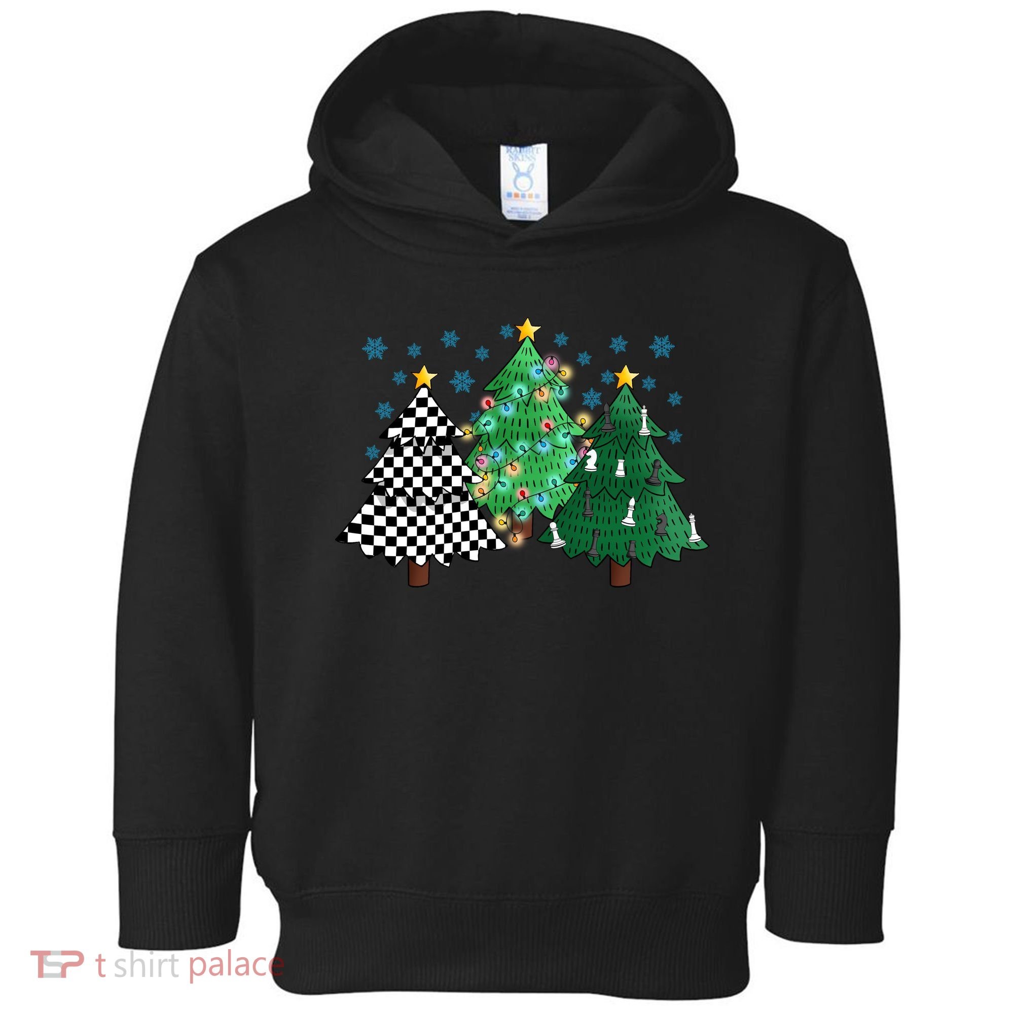 Chess Christmas Tree Funny Xmas Team Sport Gift Toddler Hoodie