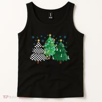 Chess Christmas Tree Funny Xmas Team Sport Gift Tank Top thumb 2