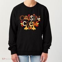 Cousin Crew Thanksgiving Turkey Family Matching Women's Sweatshirt thumb 0