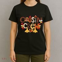 Cousin Crew Thanksgiving Turkey Family Matching T-Shirt thumb 4