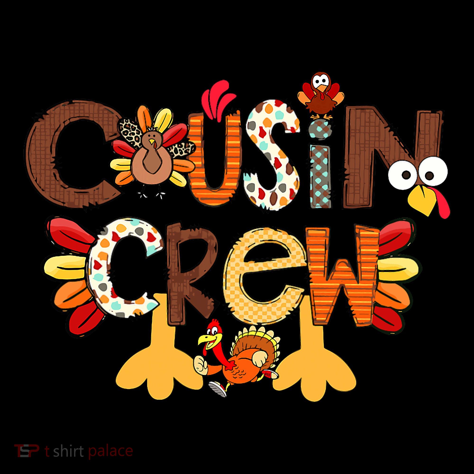 Cousin Crew Thanksgiving Turkey Family Matching Coffee Mug