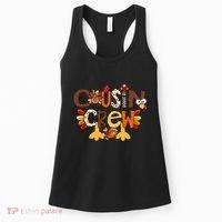 Cousin Crew Thanksgiving Turkey Family Matching Women's Tank Top thumb 0
