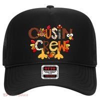 Cousin Crew Thanksgiving Turkey Family Matching Hat thumb 0
