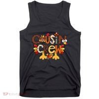 Cousin Crew Thanksgiving Turkey Family Matching Tank Top thumb 0