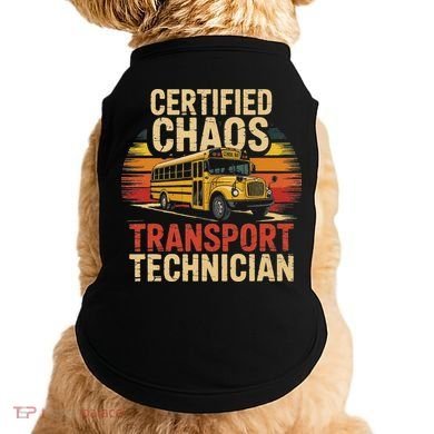 Certified Chaos Transport Technician School Bus Design Doggie Tank