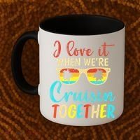 Cousin Cruise Trip I Love It When Were Cruising Together Coffee Mug thumb 2