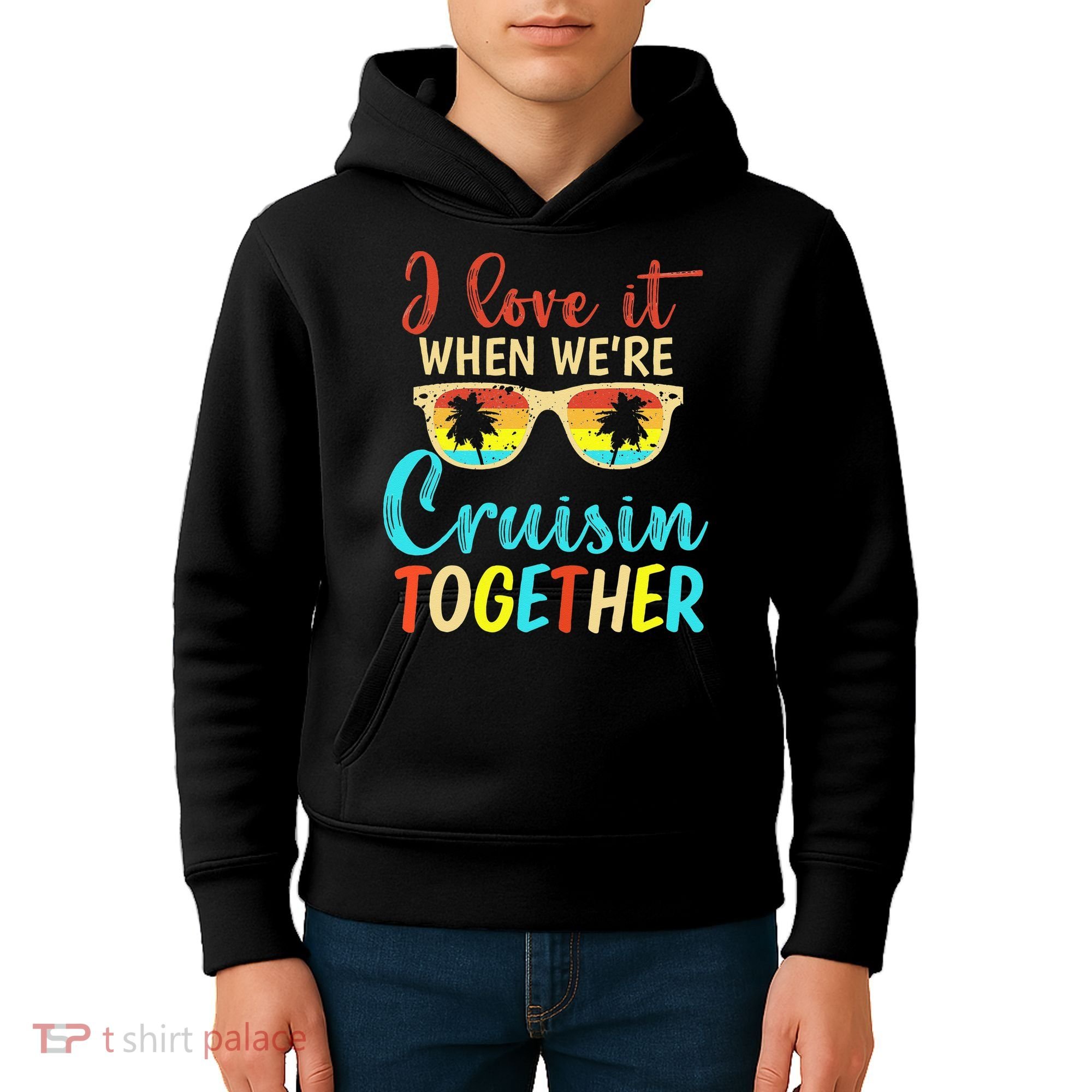 Cousin Cruise Trip I Love It When Were Cruising Together Kids Hoodie