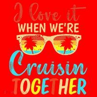 Cousin Cruise Trip I Love It When Were Cruising Together Santa Hat thumb 1