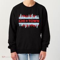 Chicago Chi Town Flag Skyline Women's Sweatshirt thumb 0