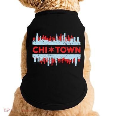 Chicago Chi Town Flag Skyline Doggie Tank