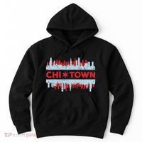 Chicago Chi Town Flag Skyline Hoodie thumb 0