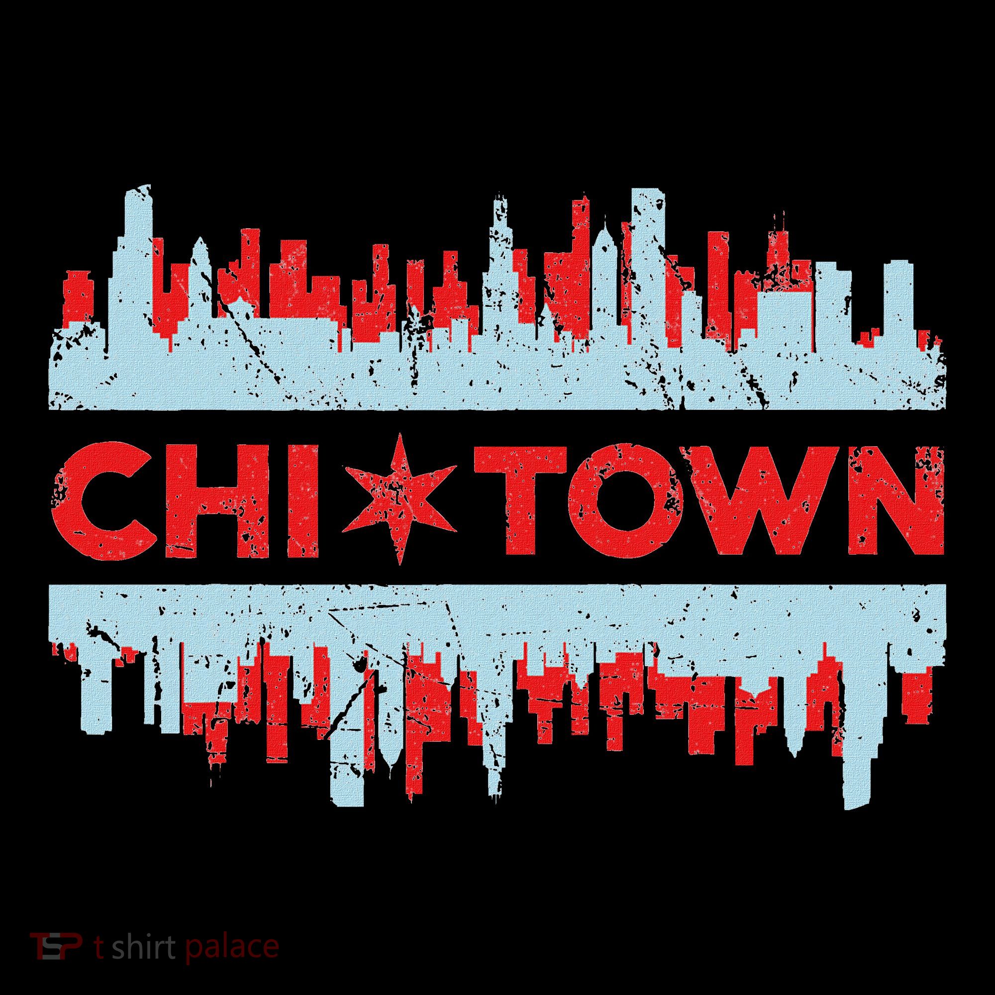 Chicago Chi Town Flag Skyline Apron