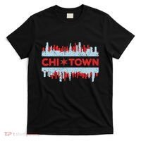 Chicago Chi Town Flag Skyline T-Shirt thumb 0
