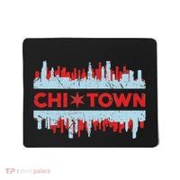 Chicago Chi Town Flag Skyline Mousepad thumb 0