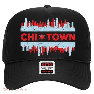 Chicago Chi Town Flag Skyline Hat