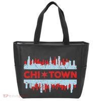 Chicago Chi Town Flag Skyline Tote Bag thumb 0