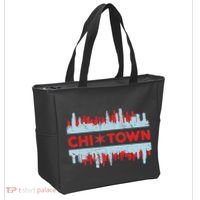 Chicago Chi Town Flag Skyline Tote Bag thumb 2