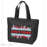 Chicago Chi Town Flag Skyline Tote Bag thumb 3