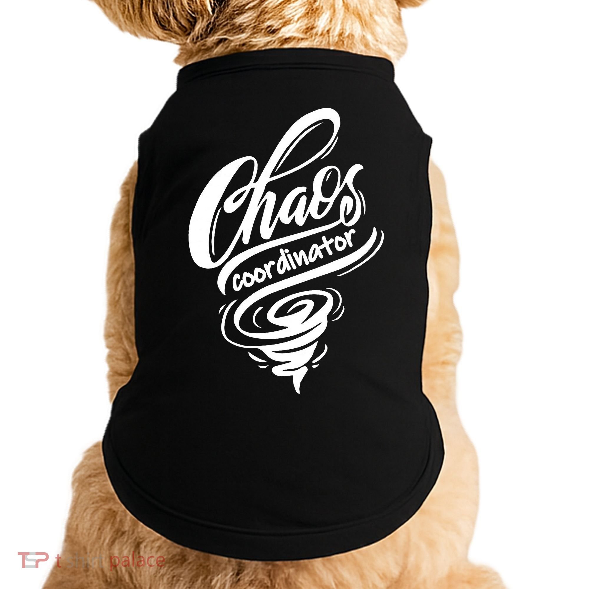 Chaos Coordinator Teacher Letter Doggie Tank