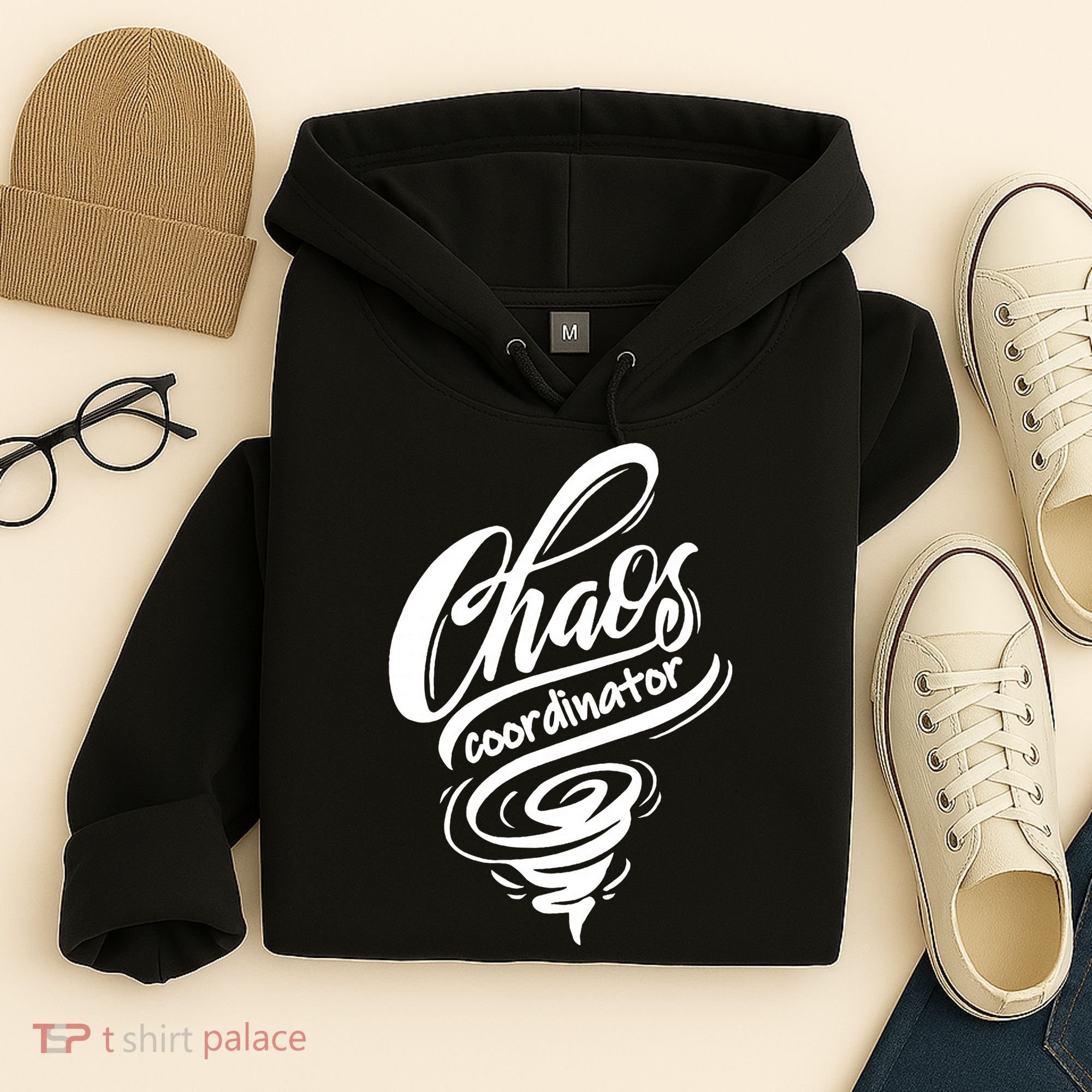 Chaos Coordinator Teacher Letter Hoodie