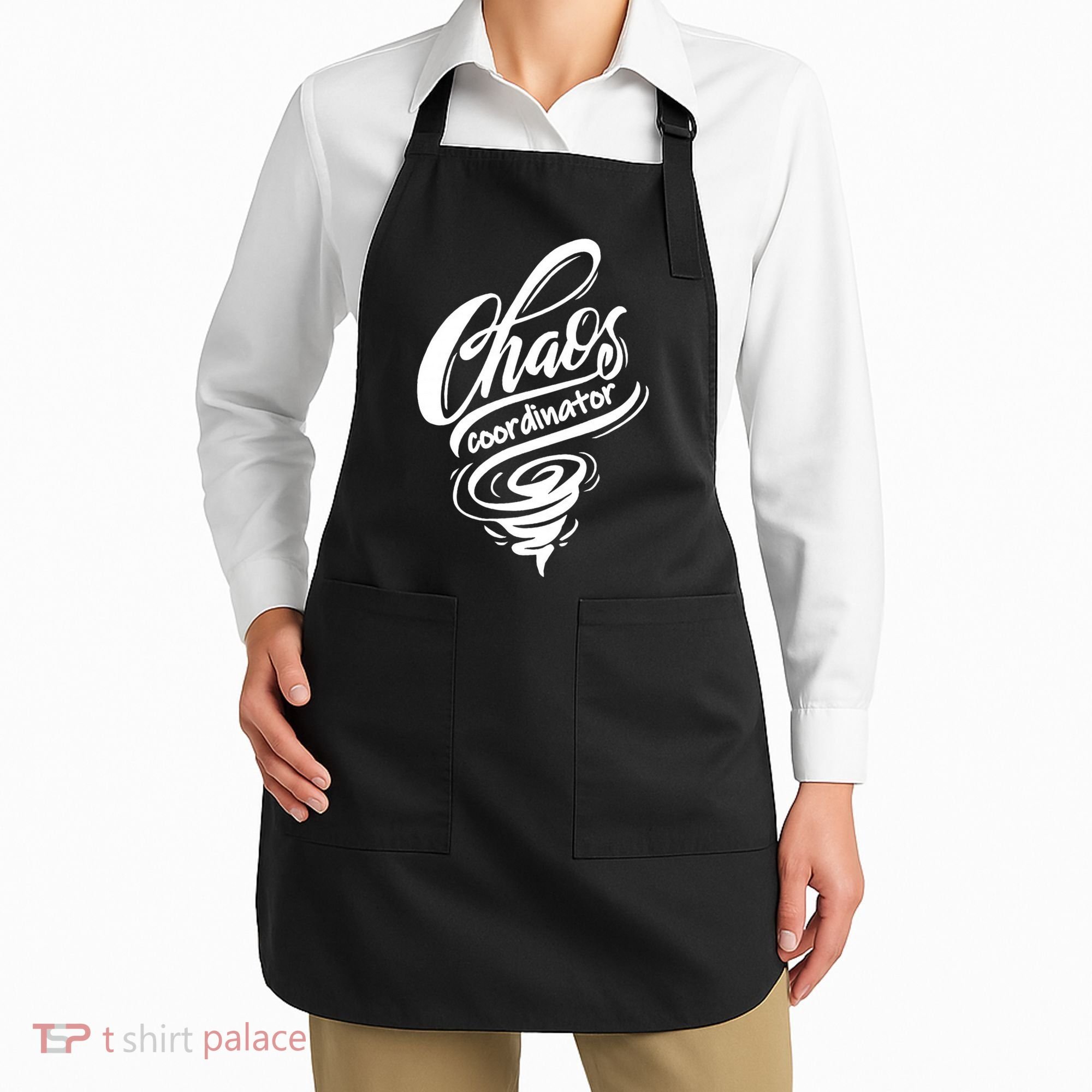 Chaos Coordinator Teacher Letter Apron