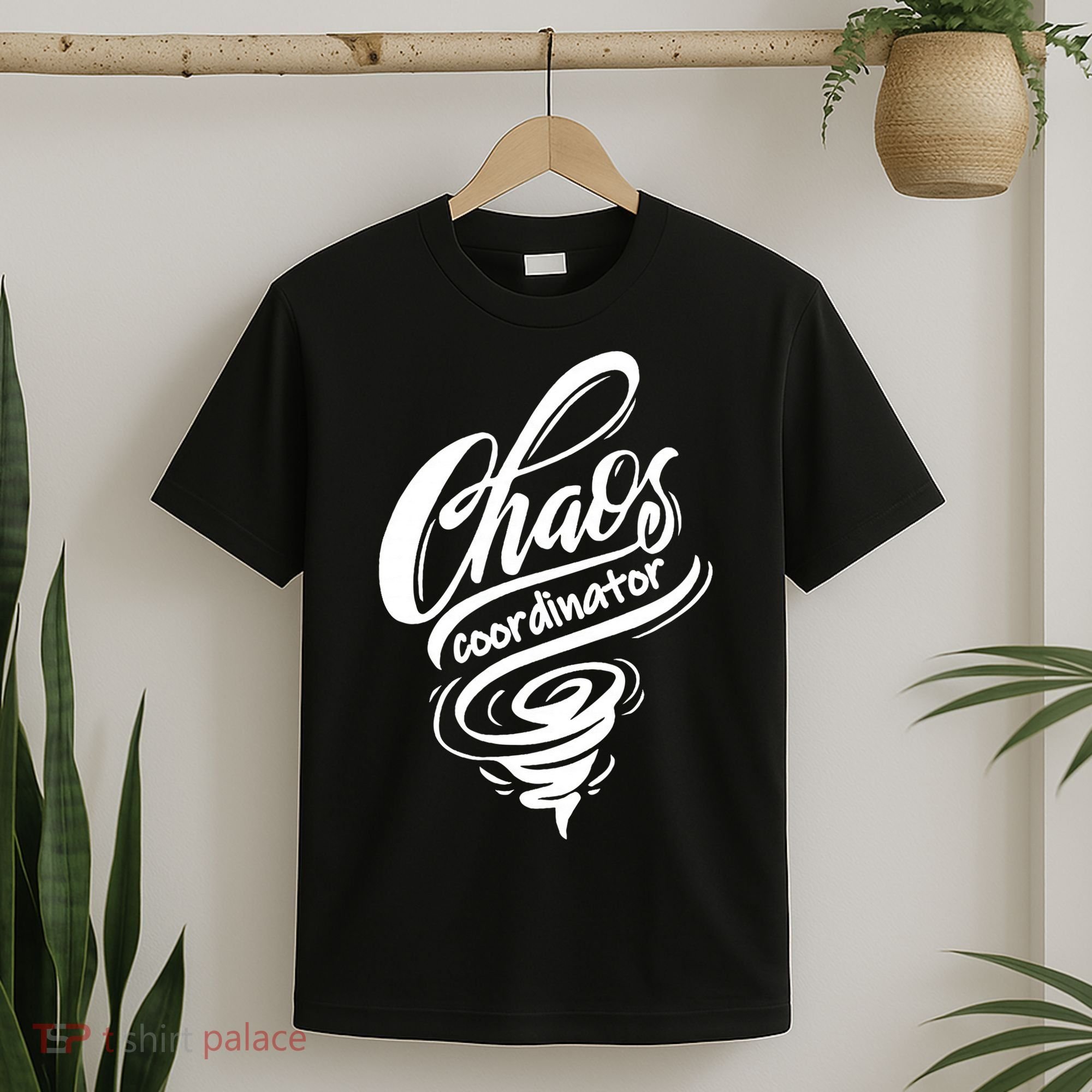 Chaos Coordinator Teacher Letter T-Shirt