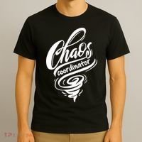 Chaos Coordinator Teacher Letter T-Shirt thumb 3