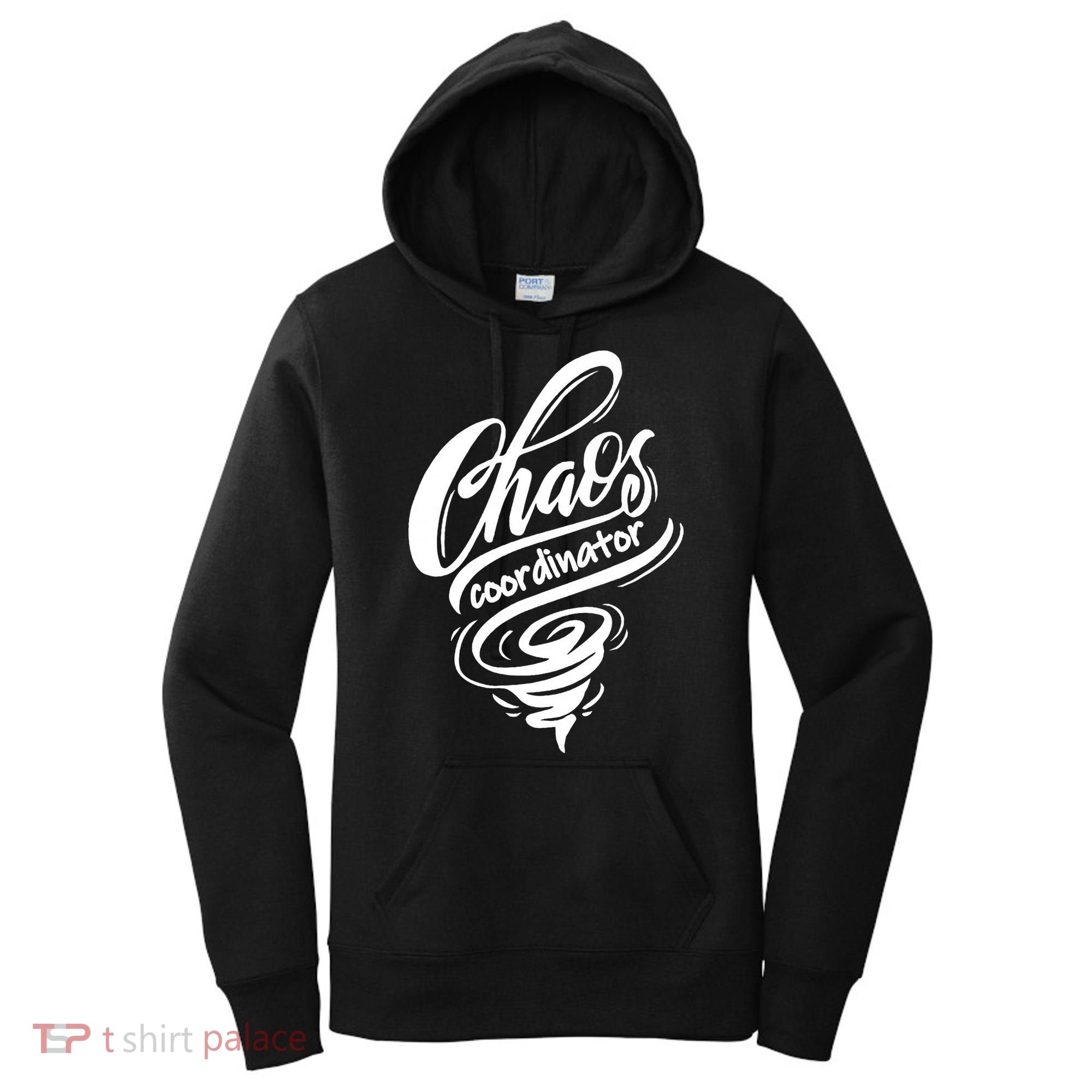 Chaos Coordinator Teacher Letter Women's Hoodie