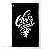 Chaos Coordinator Teacher Letter Golf Towel thumb 0
