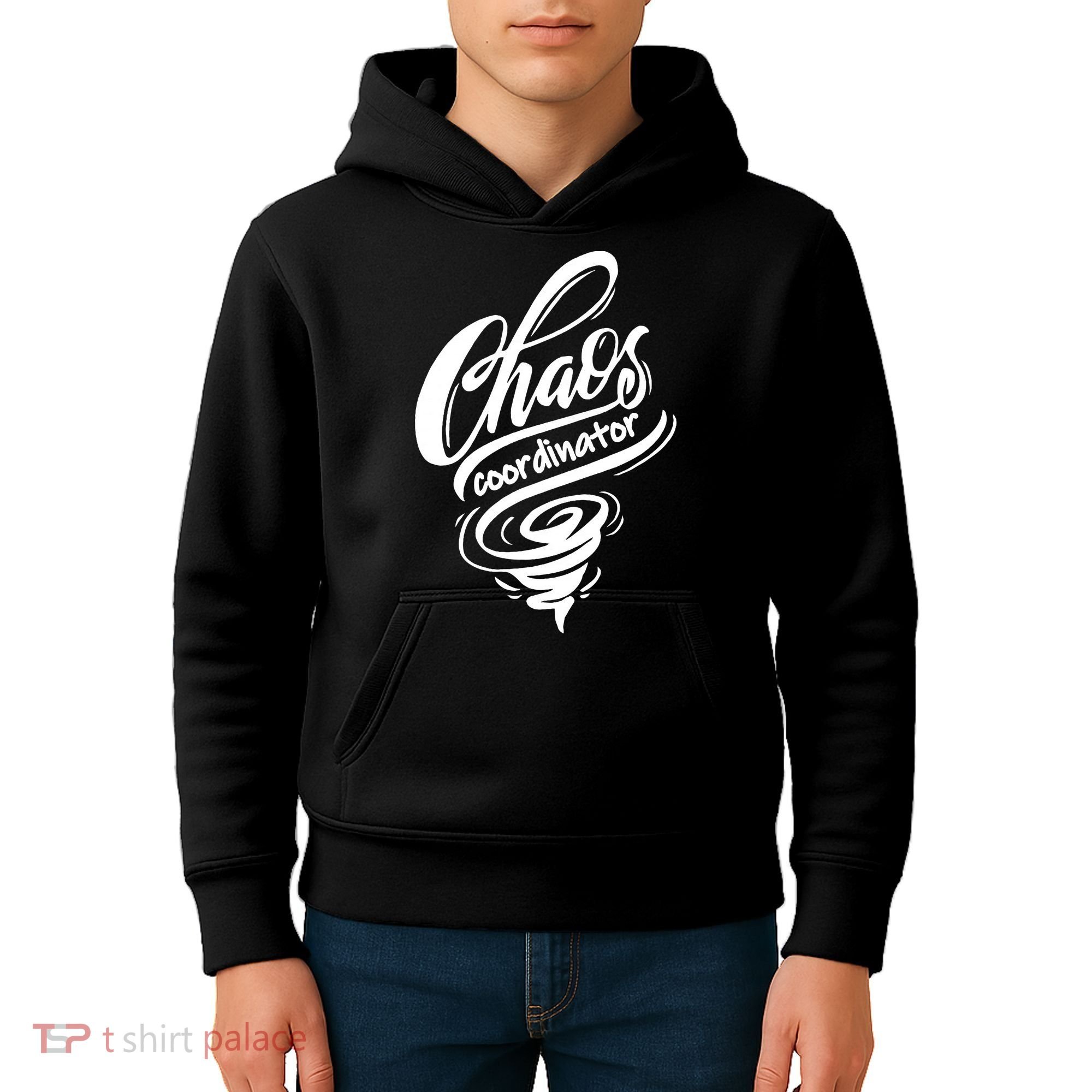 Chaos Coordinator Teacher Letter Kids Hoodie