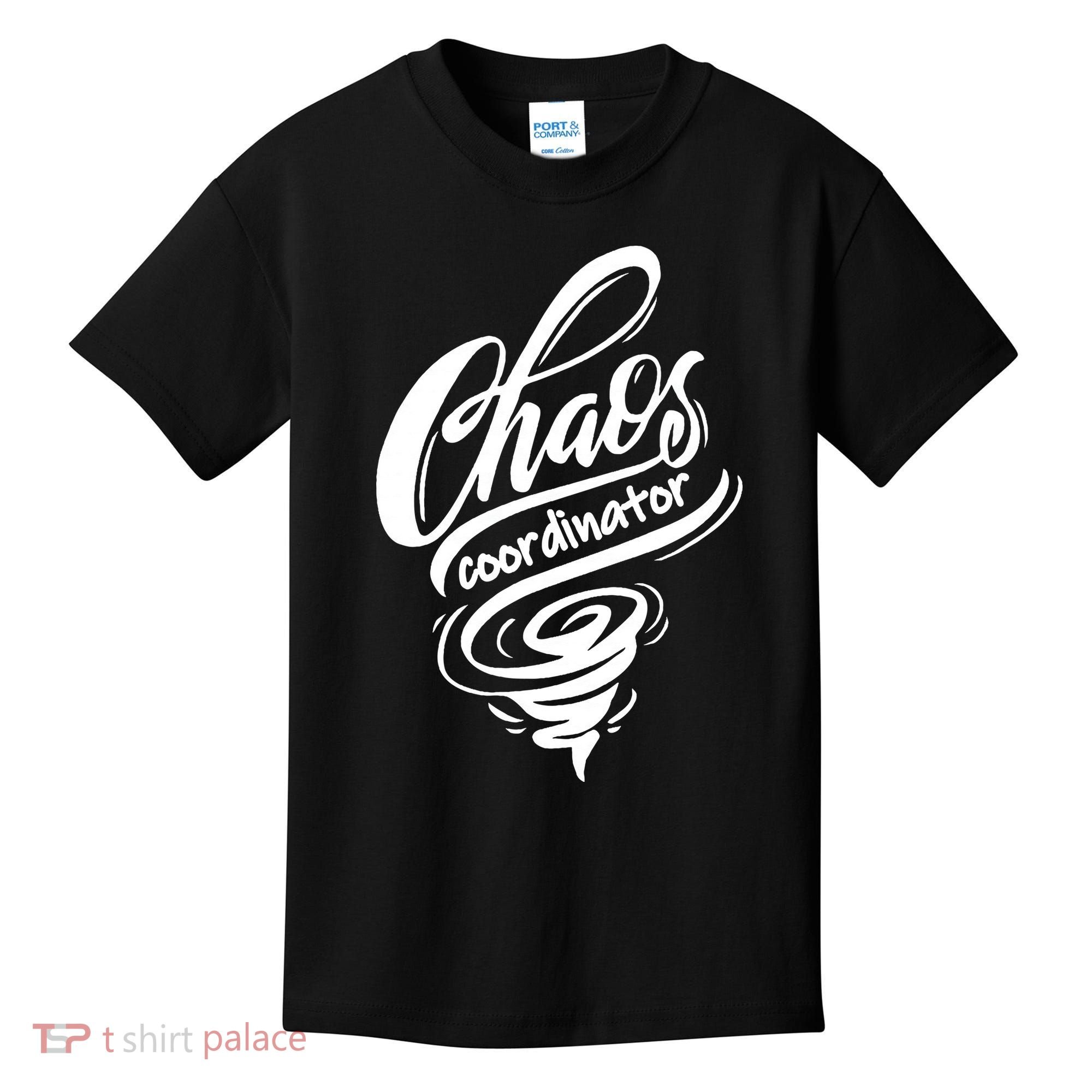 Chaos Coordinator Teacher Letter Kids T-Shirt