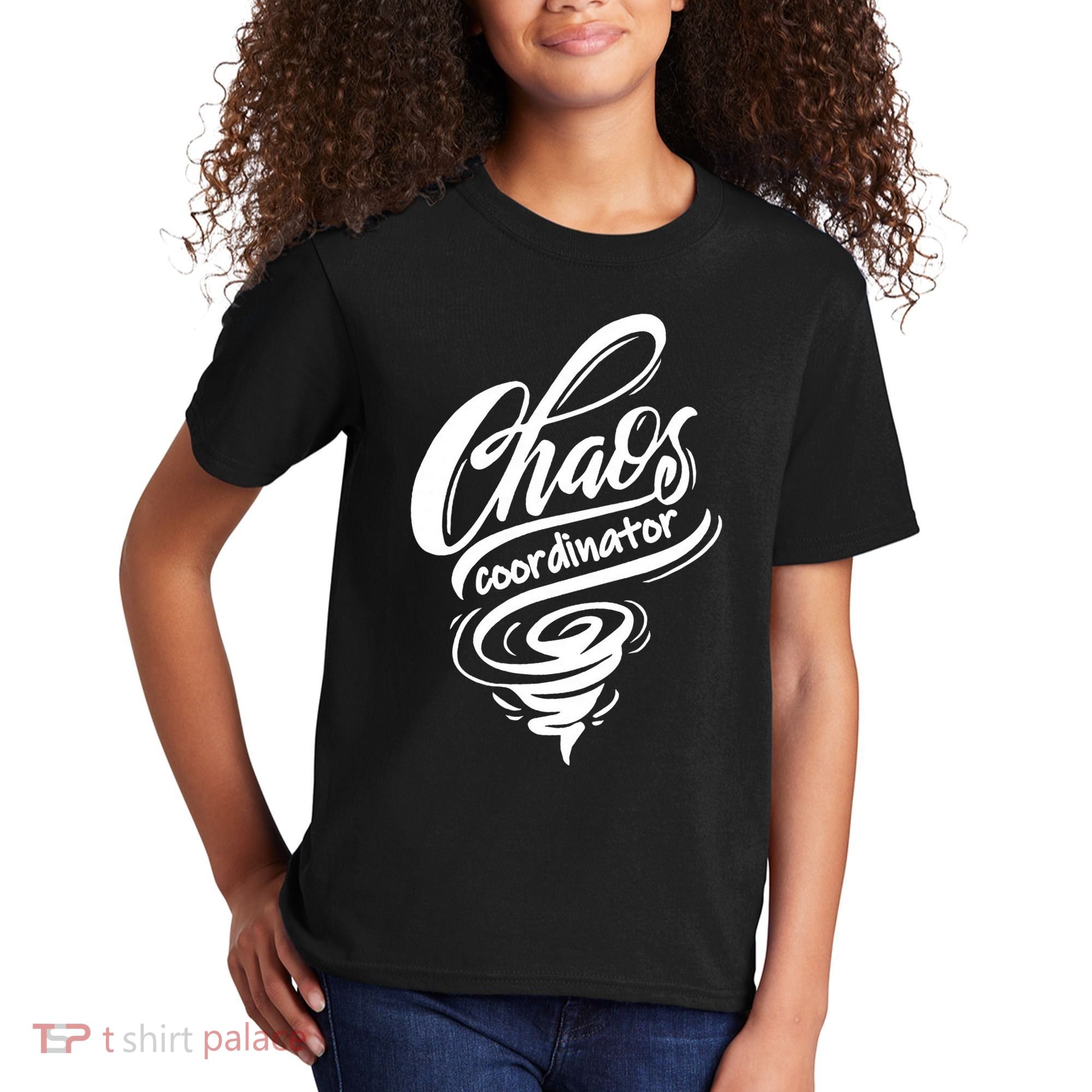 Chaos Coordinator Teacher Letter Kids T-Shirt