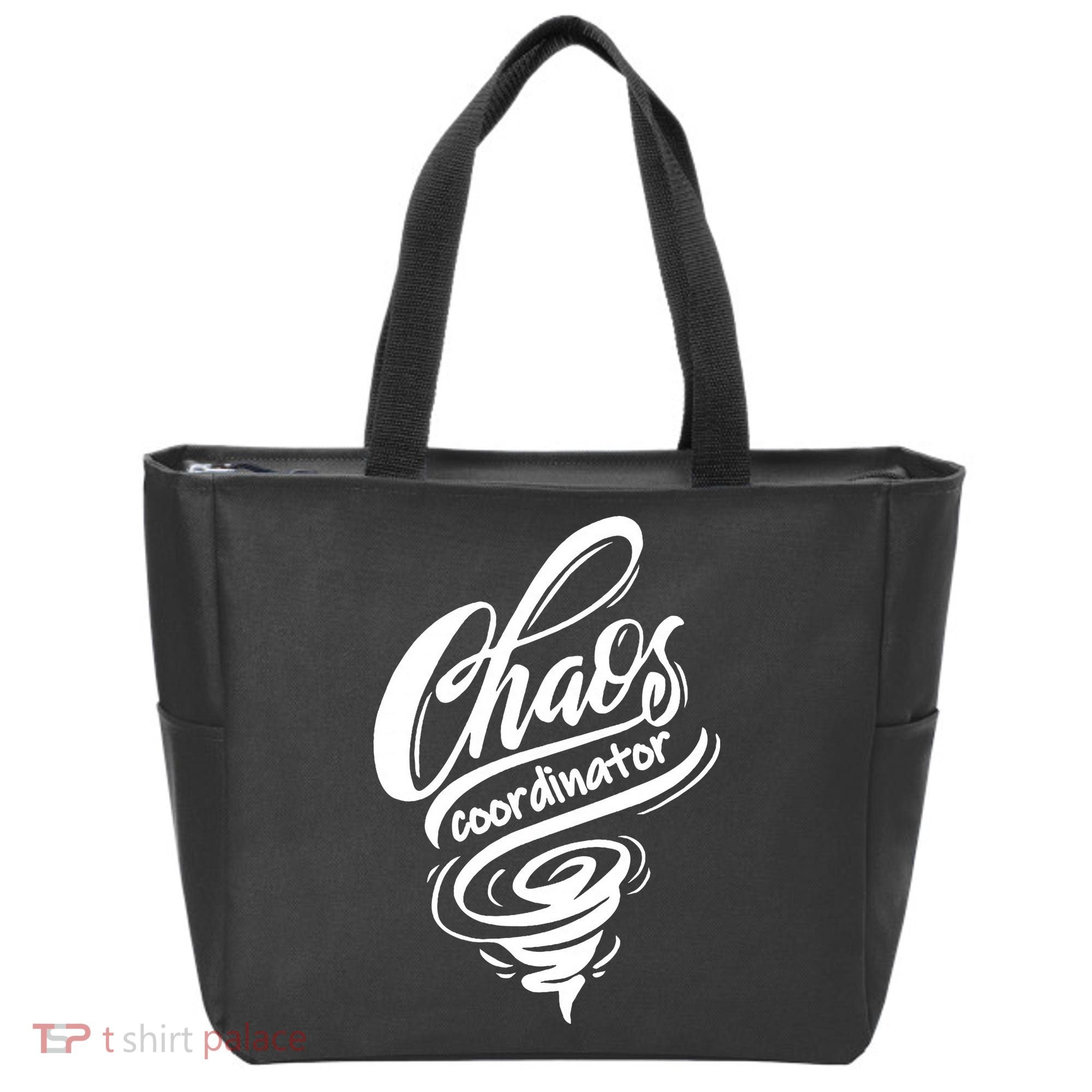 Chaos Coordinator Teacher Letter Tote Bag