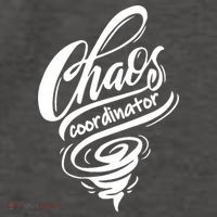 Chaos Coordinator Teacher Letter Vector Backpack thumb 2
