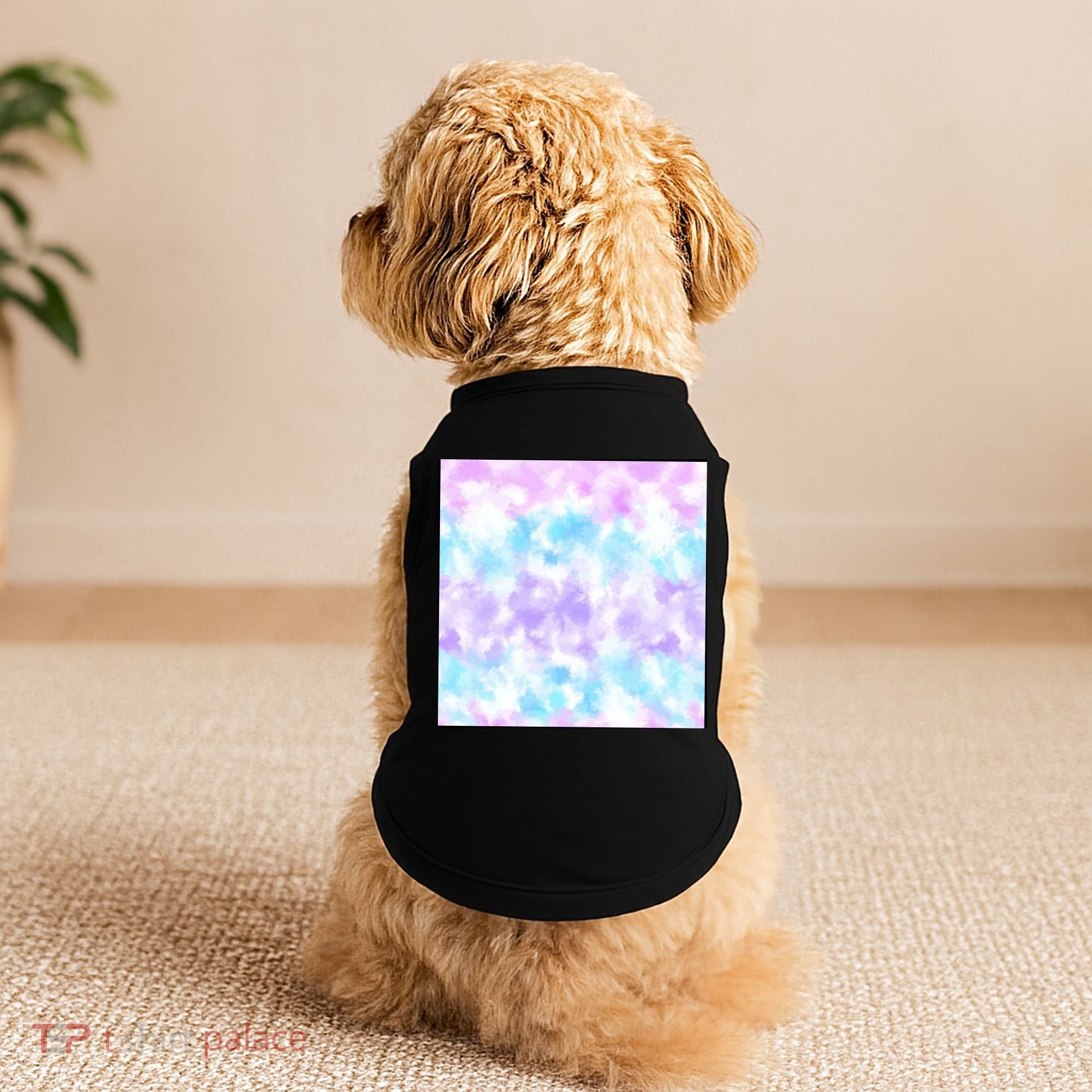 Cotton Candy Tie Dye Doggie Tank