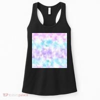 Cotton Candy Tie Dye Women's Tank Top thumb 0