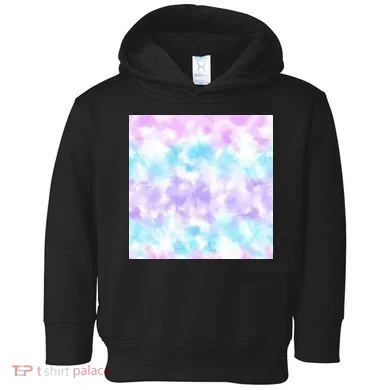 Cotton Candy Tie Dye Toddler Hoodie