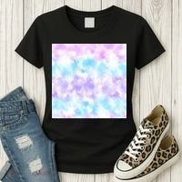 Cotton Candy Tie Dye Women's T-Shirt thumb 3