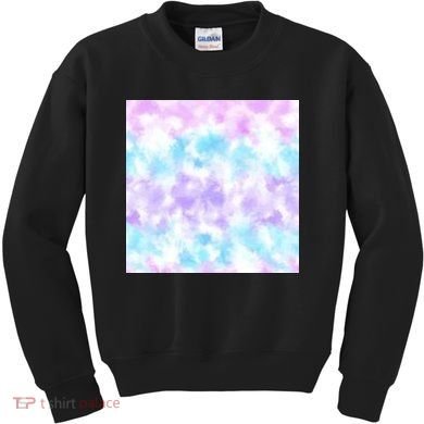 Cotton Candy Tie Dye Kids Sweatshirt