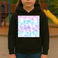 Cotton Candy Tie Dye Kids Hoodie thumb 3