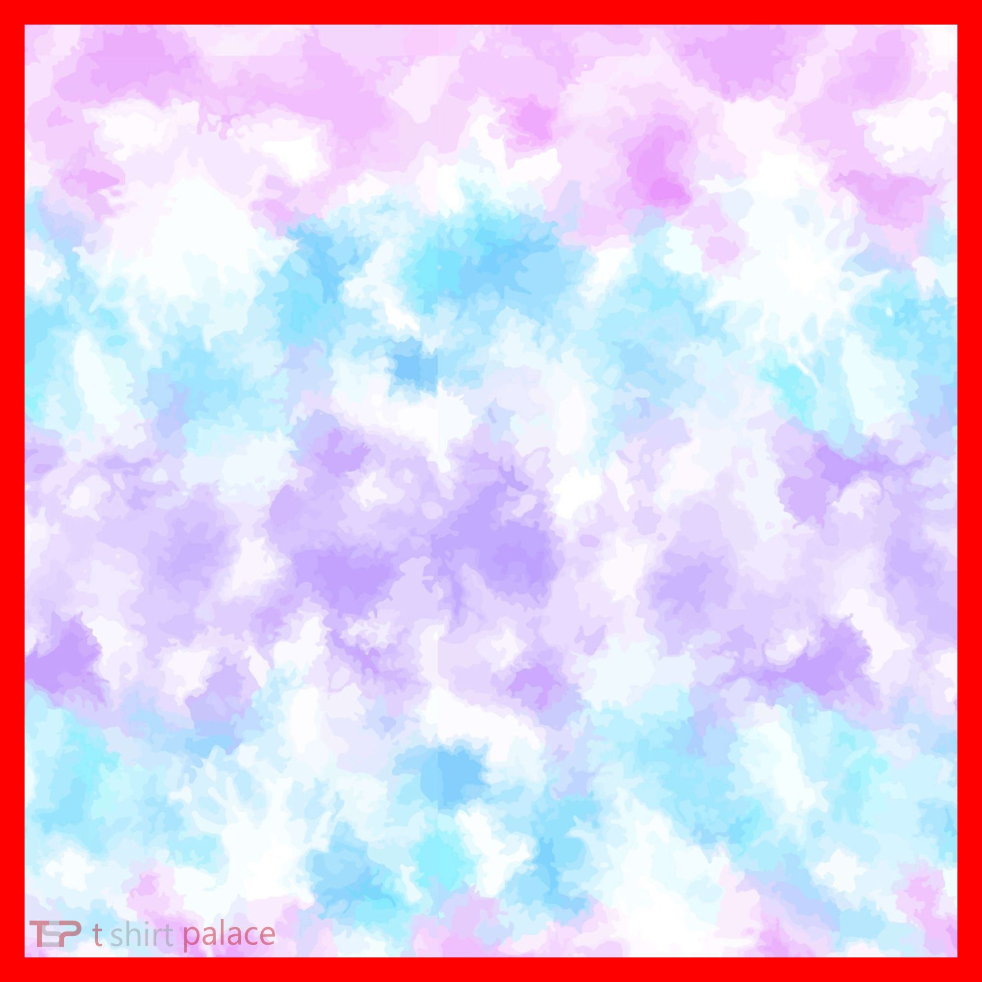 Cotton Candy Tie Dye Santa Hat