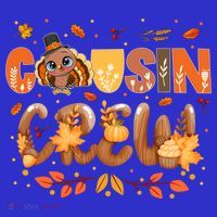 Cousin Crew Thanksgiving Turkey Fall Leaves Matching Family Funny Gift Long Sleeve Shirt thumb 2