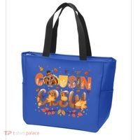 Cousin Crew Thanksgiving Turkey Fall Leaves Matching Family Funny Gift Tote Bag thumb 3
