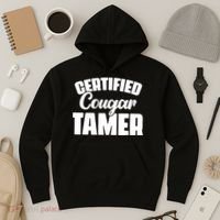 Certified Cougar Tamer Hunter Slayer Wild Cat Cougars Hoodie thumb 3