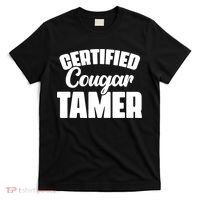 Certified Cougar Tamer Hunter Slayer Wild Cat Cougars T-Shirt thumb 0