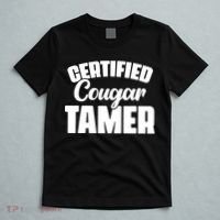 Certified Cougar Tamer Hunter Slayer Wild Cat Cougars T-Shirt thumb 5
