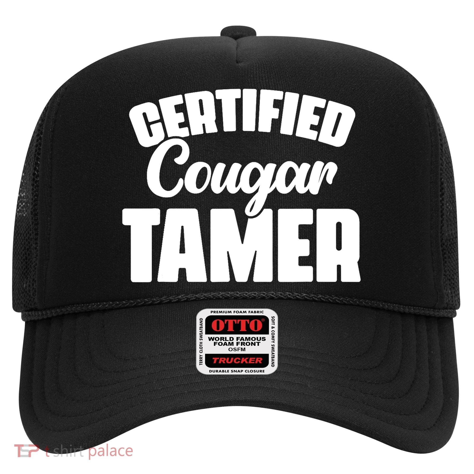 Certified Cougar Tamer Hunter Slayer Wild Cat Cougars Hat