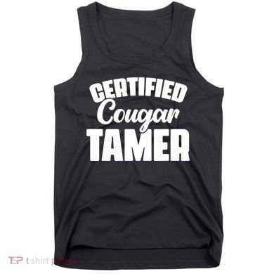 Certified Cougar Tamer Hunter Slayer Wild Cat Cougars Tank Top