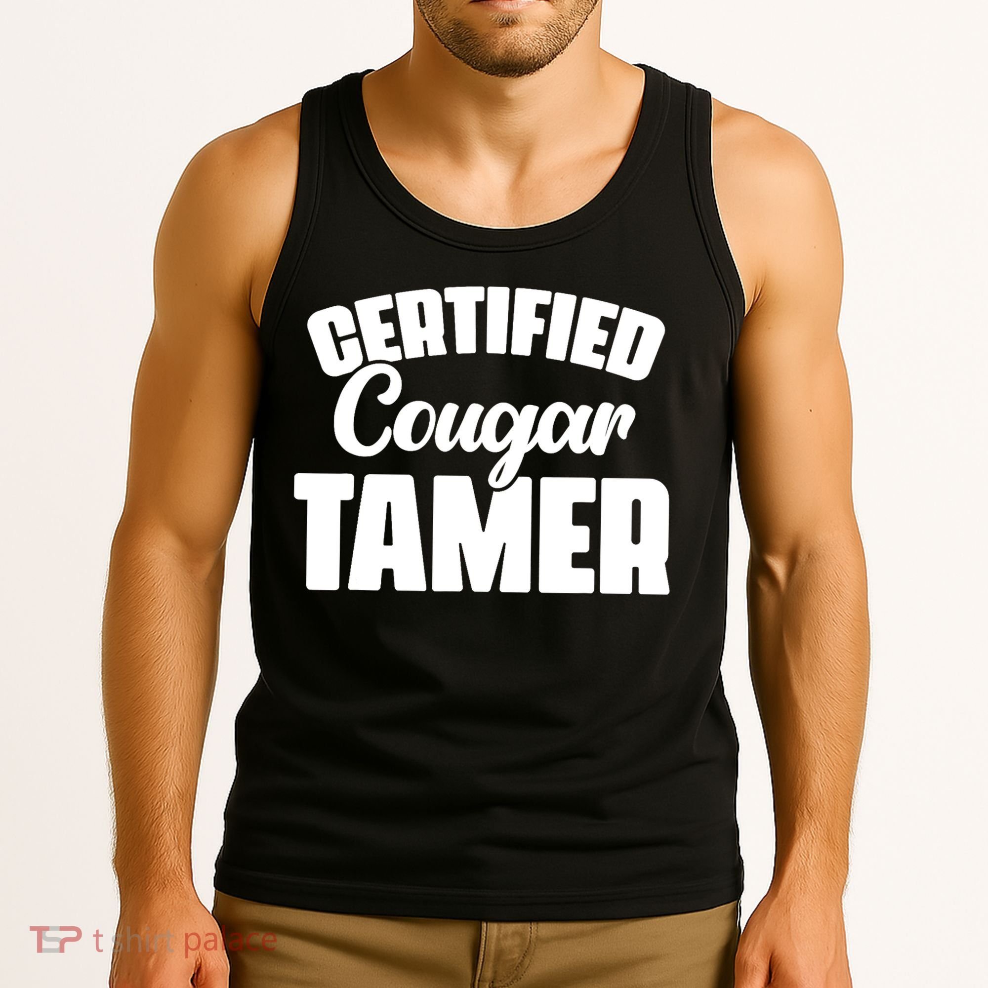 Certified Cougar Tamer Hunter Slayer Wild Cat Cougars Tank Top